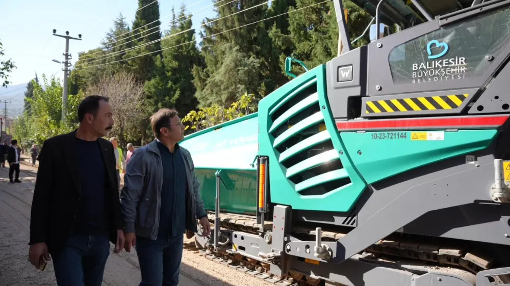 Başkan Sak, Yol Çalışmalarını Yerinde İnceledi