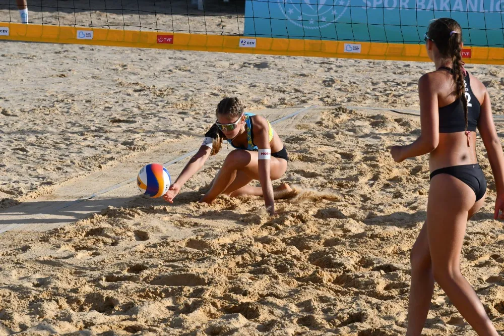 CEV Plaj Voleybolu Avrupa Kupası Ön Elemeleri Balıkesir Etabı tamamlandı