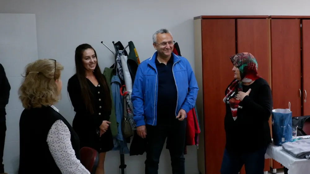 Başkan Semizel, Kadınlara Yönelik Kursları Ziyaret Etti