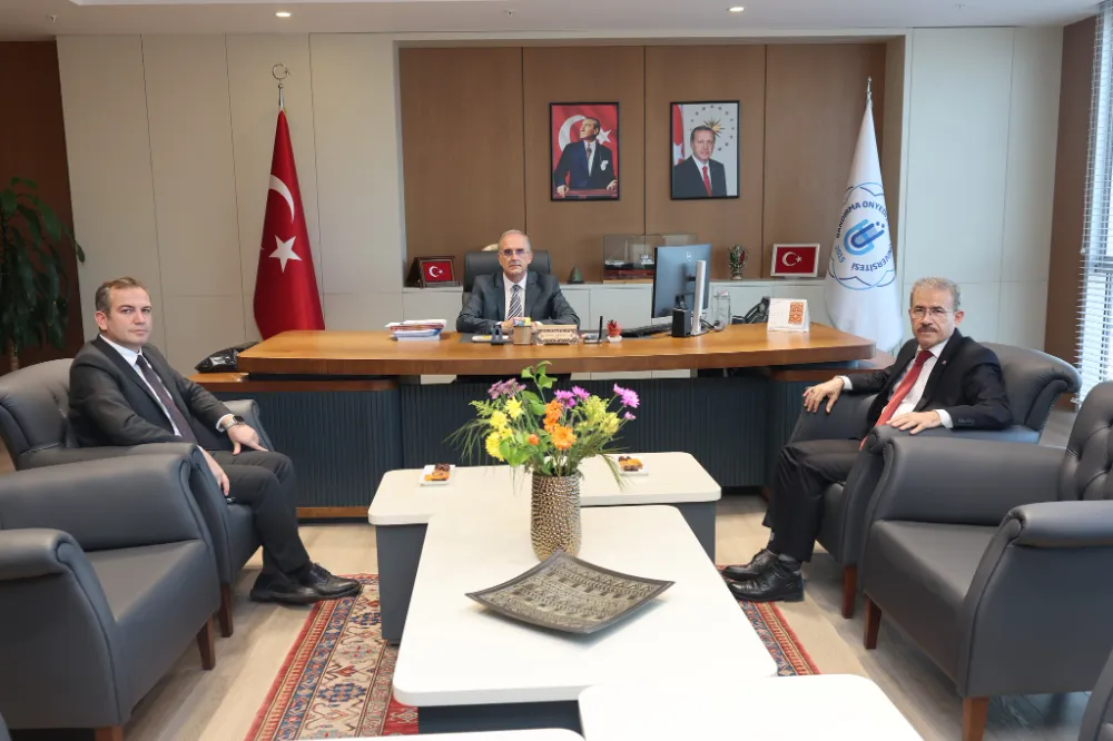 Valilik Yetkililerinden Bandırma Onyedi Eylül Üniversitesi Rektörüne Nezaket Ziyareti