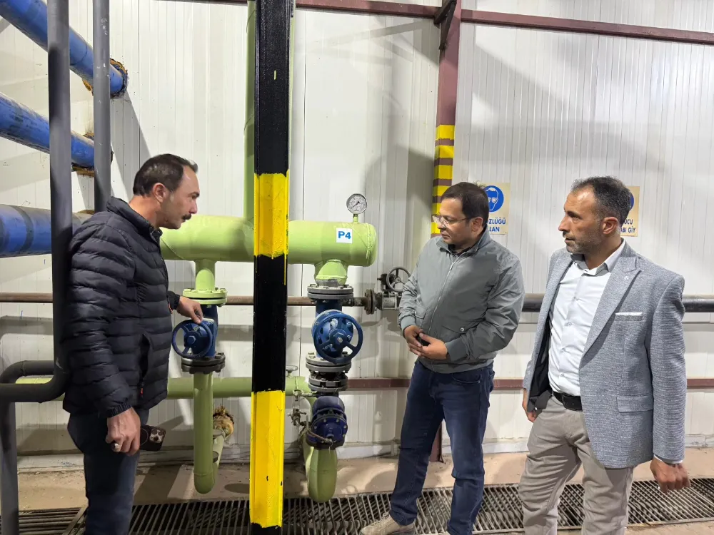 Başkan Sak, SIN-JET Isı Merkezi’nde İncelemelerde Bulundu