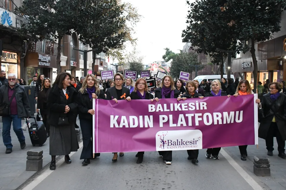 Balıkesir  “Şiddete Geçit Yok” dedi