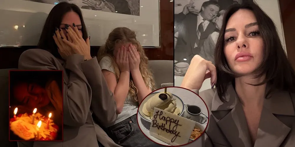 Yasemin Özilhan 40. yaşını kızlarıyla kutladı!